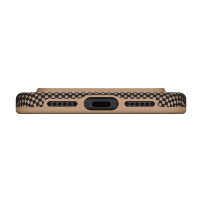 Apple iPhone 17 Pro Max Case M-safe Charging Feature Aramid Fiber Pitaka Military-Grade Sunset-Moonrise Series Sunset Cover - 6