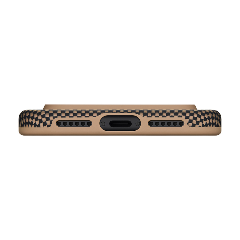Apple iPhone 17 Pro Max Case M-safe Charging Feature Aramid Fiber Pitaka Military-Grade Sunset-Moonrise Series Sunset Cover - 6