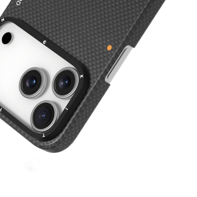 Apple iPhone 17 Pro Max Case M-safe Charging Feature Aramid Fiber Youngkit 1500D Extreme Wing Titanium-Gold Series Cover - 8