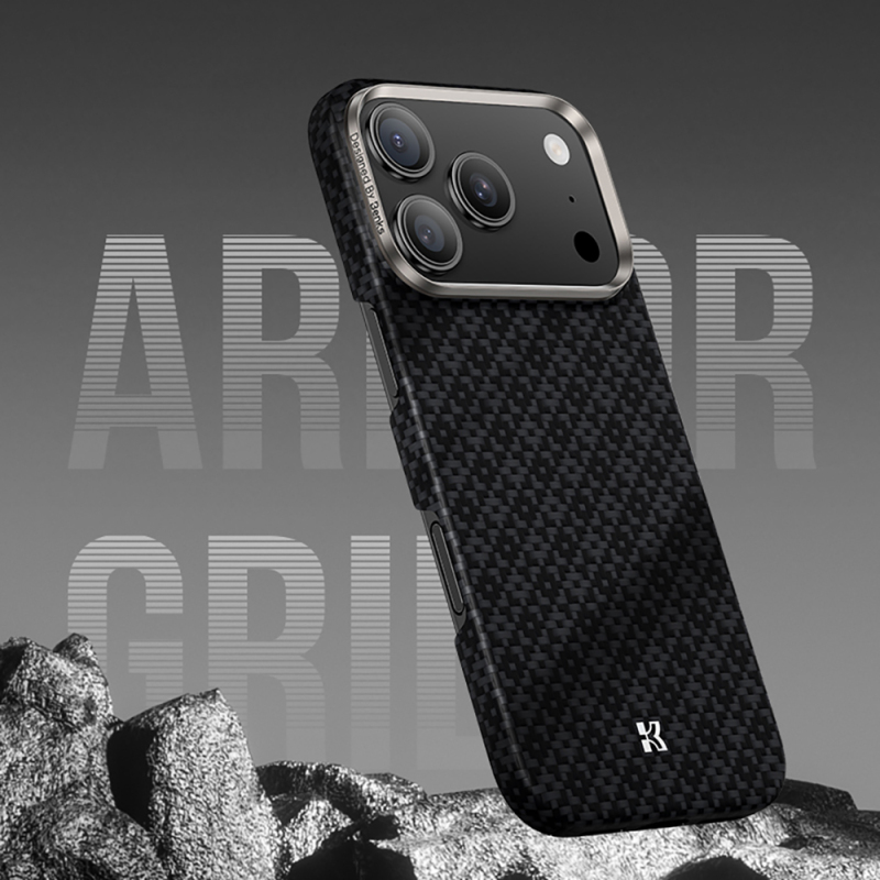 Apple iPhone 17 Pro Max Case M-Safe Charging Feature Benks ArmorAir ArmorGrid Series Kevlar Cover - 21