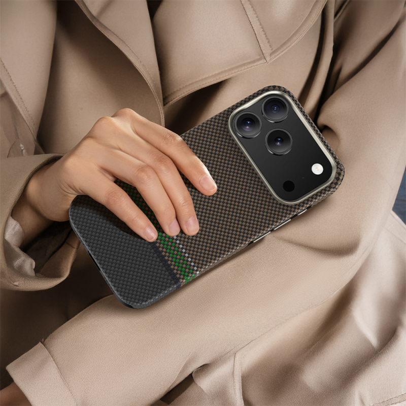Apple iPhone 17 Pro Max Case M-safe Charging Feature Carbon Fiber Design Benks Prestige ArmorPro Kevlar Cover - 8