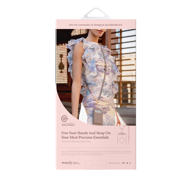 Apple iPhone 17 Pro Max Case M-safe Charging Feature Coehl Mirelle Strap Cover - 17