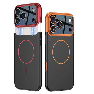 Apple iPhone 17 Pro Max Case M-safe Charging Feature Double-Piece Zore Napoli Cover - 12