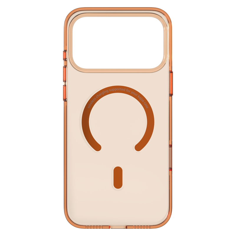Apple iPhone 17 Pro Max Case M-safe Charging Feature O-Ring Transparent Kajsa Trans Shield Series Cover - 11