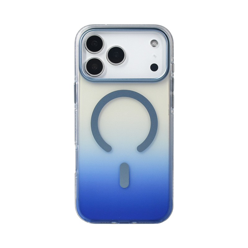 Apple iPhone 17 Pro Max Case M-safe Charging Feature Transparent Color Transition Zore Toros Cover - 10