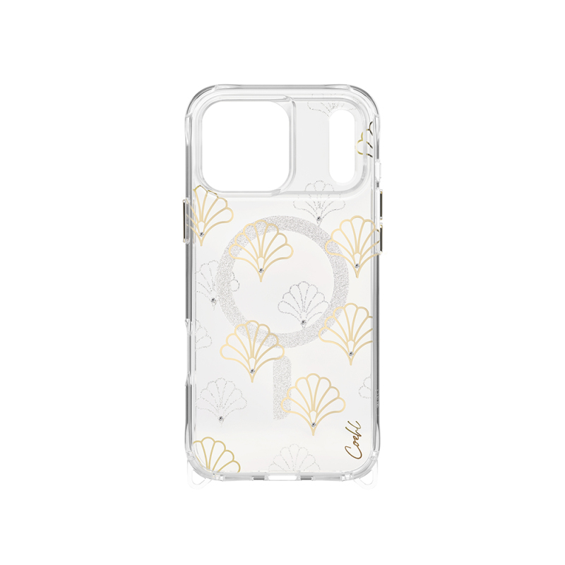 Apple iPhone 17 Pro Max Case M-safe Charging Feature Transparent Patterned Back Surface Coehl Maree Cover - 3
