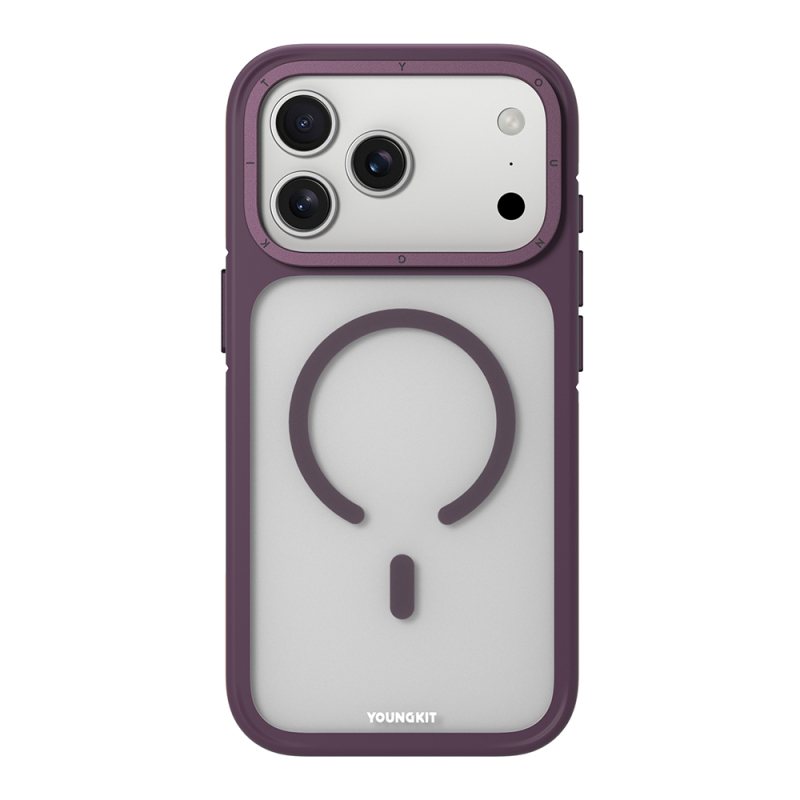Apple iPhone 17 Pro Max Case M-safe Charging Feature Youngkit Rock Sand Series Cover - 22