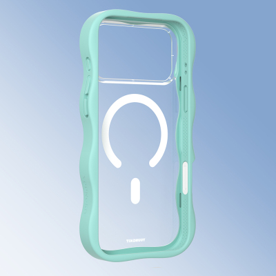 Apple iPhone 17 Pro Max Case M-safe Charging Feature Youngkit Wave Clear Series Cover - 12