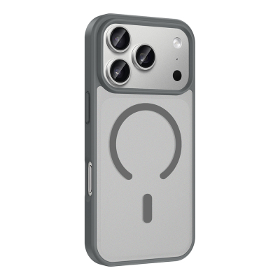 Apple iPhone 17 Pro Max Case M-safe Charging Feature Zore Flat Cover - 7