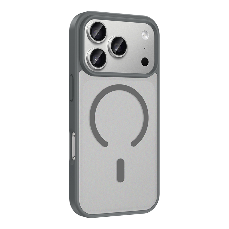 Apple iPhone 17 Pro Max Case M-safe Charging Feature Zore Flat Cover - 7