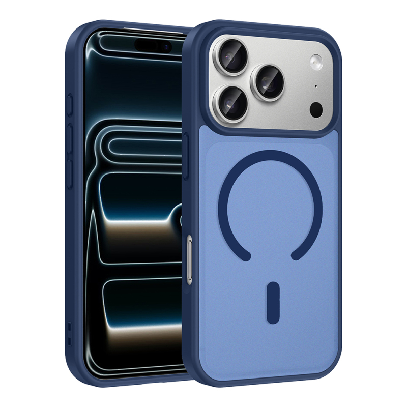 Apple iPhone 17 Pro Max Case M-safe Charging Feature Zore Flat Cover - 2