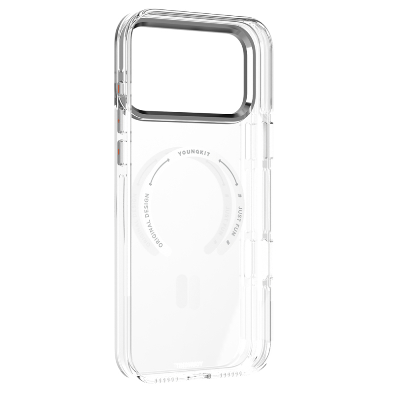 Apple iPhone 17 Pro Max Case M-safe Charging Transparent Youngkit Crystal Shield Series Cover - 12