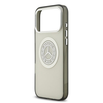 Apple iPhone 17 Pro Max Case Mercedes Benz Original Licensed M-Safe Charging Feature Dual Layer PC Nostalgic Star Design Cover - 22