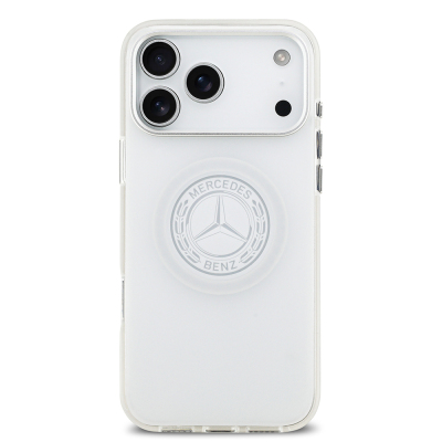 Apple iPhone 17 Pro Max Case Mercedes Benz Original Licensed M-Safe Charging Feature Frosted PC Nostalgic Star Design Cover - 4