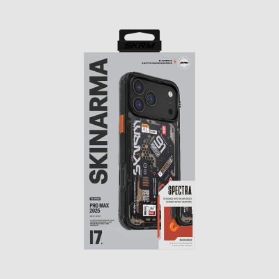 Apple iPhone 17 Pro Max Case Patterned Airbag Design Skinarma Spectra Cover - 11