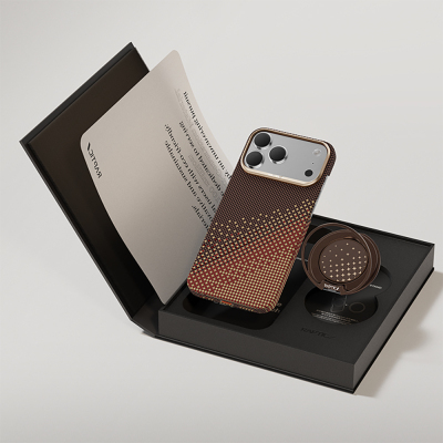 Apple iPhone 17 Pro Max Case Raptic 2-in-1 Bundle Kit Aramid Skin Serenity Series Stand and Cover - 13