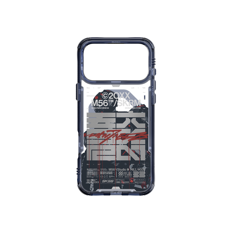 Apple iPhone 17 Pro Max Case Skinarma M-Safe Charging Enabled IML Printed X M56 Cover - 5