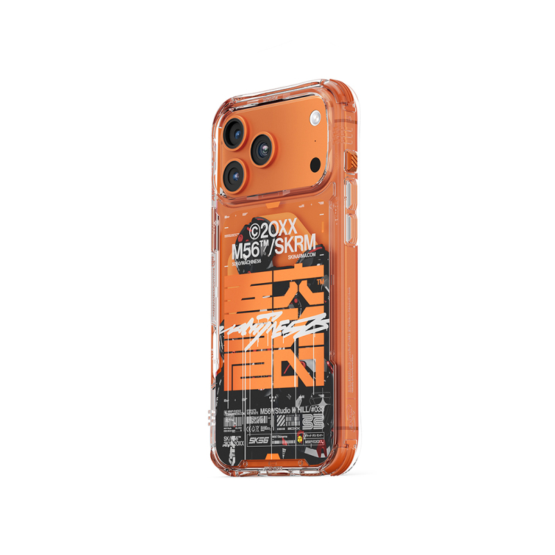 Apple iPhone 17 Pro Max Case Skinarma M-Safe Charging Enabled IML Printed X M56 Cover - 7