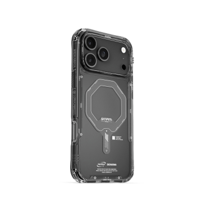 Apple iPhone 17 Pro Max Case Skinarma Saido Mag-Charge Cover with Transparent Airbag Design and M-Safe Charging Feature - 2