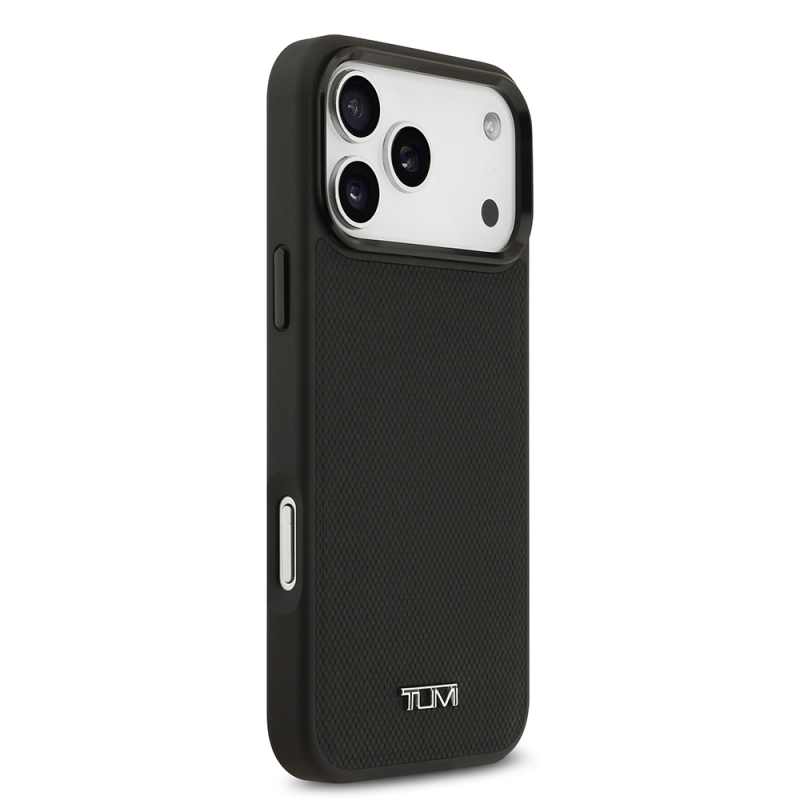 Apple iPhone 17 Pro Max Case TUMI M-safe Charging Feature Leather Dotted Design Cover - 5