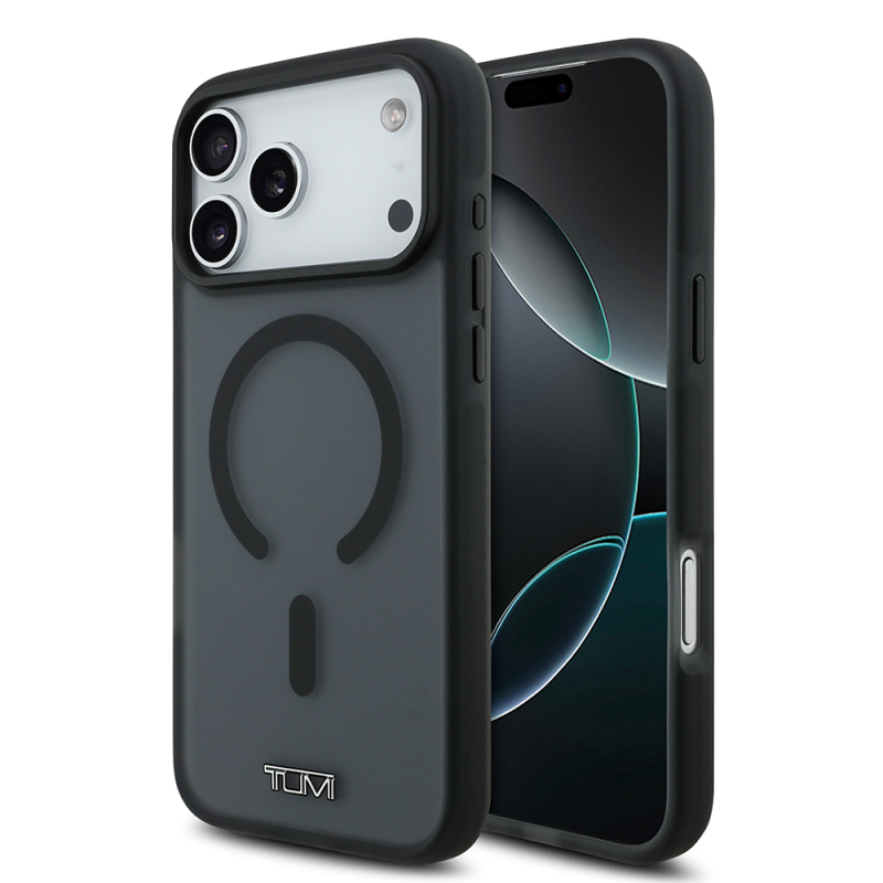 Apple iPhone 17 Pro Max Case TUMI Original Licensed M-safe Charging Frosted Transparent Cover - 1