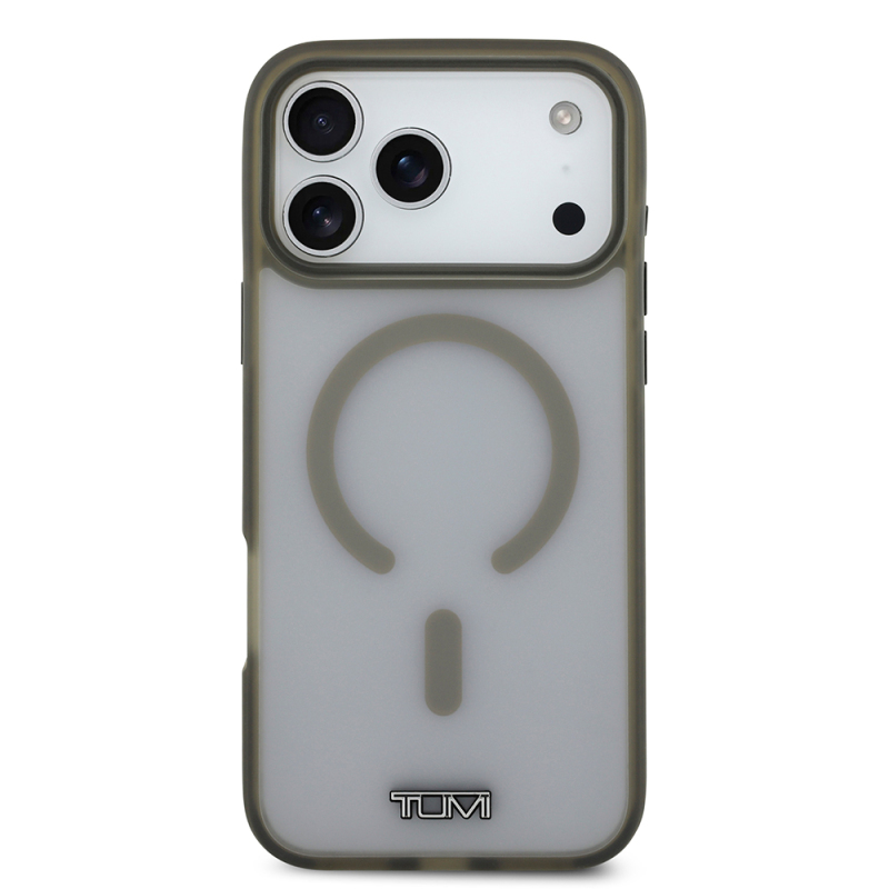 Apple iPhone 17 Pro Max Case TUMI Original Licensed M-safe Charging Frosted Transparent Cover - 11