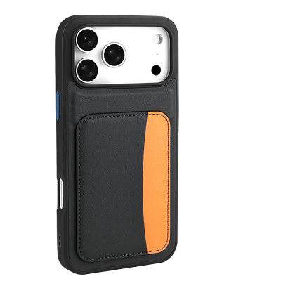 Apple iPhone 17 Pro Max Case with Card Holder Zore X-Card Silicone Cover - 5