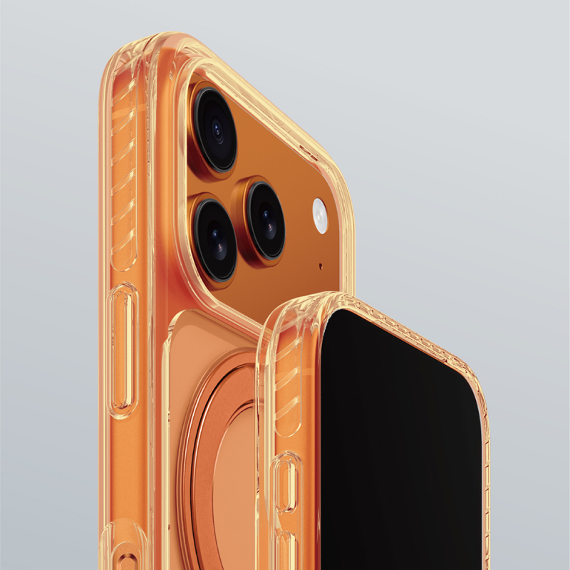 Apple iPhone 17 Pro Max Case with M-Safe Charging, Airbag Design, Stand, AmazingThing Titan Pro MagSpin Cover - 30