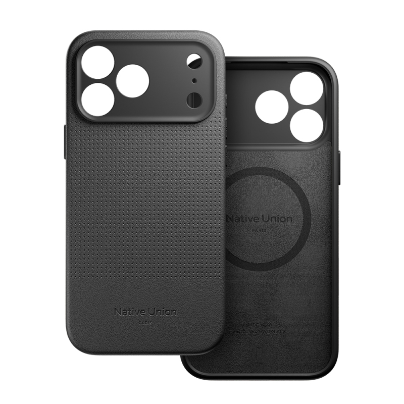 Apple iPhone 17 Pro Max Case with M-safe Charging Feature, Leather Textured, Native Union 2025 Active Series Cover - 14