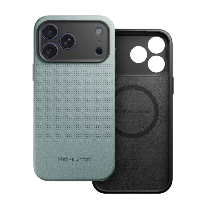 Apple iPhone 17 Pro Max Case with M-safe Charging Feature, Leather Textured, Native Union 2025 Active Series Cover - 26