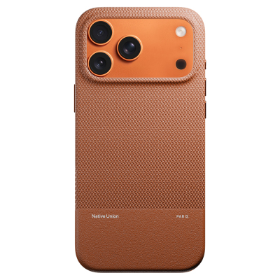 Apple iPhone 17 Pro Max Case with M-safe Charging Feature, Leather Textured Native Union RE Classic Series Cover - 19