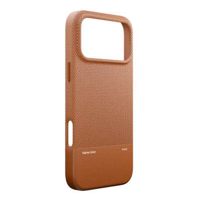Apple iPhone 17 Pro Max Case with M-safe Charging Feature, Leather Textured Native Union RE Classic Series Cover - 24