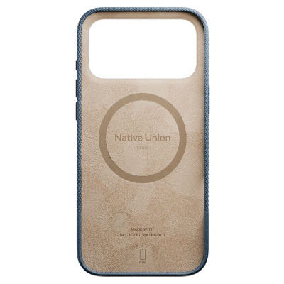 Apple iPhone 17 Pro Max Case with M-safe Charging Feature, Leather Textured Native Union RE Classic Series Cover - 27