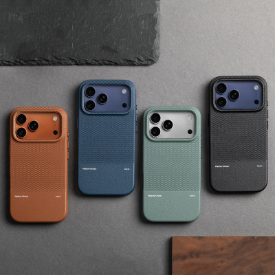 Apple iPhone 17 Pro Max Case with M-safe Charging Feature, Leather Textured Native Union RE Classic Series Cover - 32