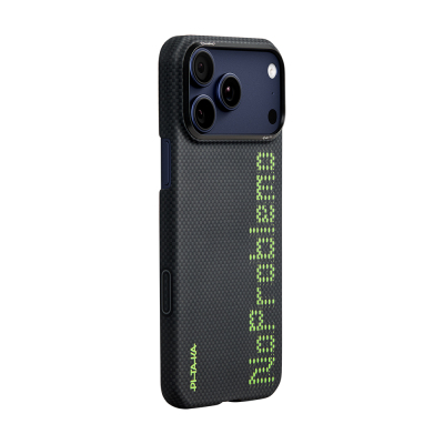 Apple iPhone 17 Pro Max Case with M-safe Charging Feature, Lumintex Technology, Phosphorescent Aramid Fiber, Pitaka Tactile Woven Aries Series Cover - 3