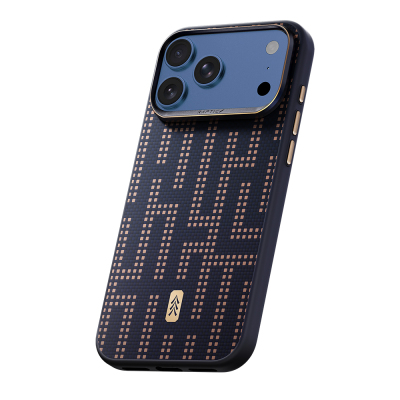 Apple iPhone 17 Pro Max Case with M-safe Charging Feature, Raptic Aramid Dual Grid Series Cover - 16