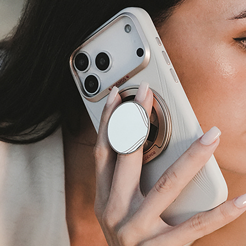 Apple iPhone 17 Pro Max Case with M-Safe Charging Feature, Striped Design, Udemos Freedom Series Cover - 10