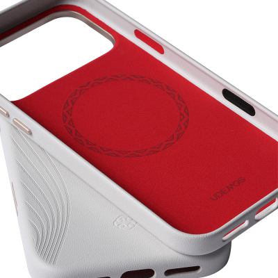 Apple iPhone 17 Pro Max Case with M-Safe Charging Feature, Striped Design, Udemos Freedom Series Cover - 12