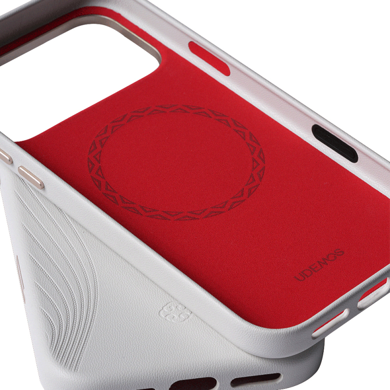 Apple iPhone 17 Pro Max Case with M-Safe Charging Feature, Striped Design, Udemos Freedom Series Cover - 12