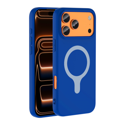 Apple iPhone 17 Pro Max Case with M-Safe Charging Feature - Zore Aris Silicone Cover - 1
