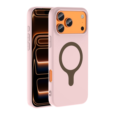 Apple iPhone 17 Pro Max Case with M-Safe Charging Feature - Zore Aris Silicone Cover - 3