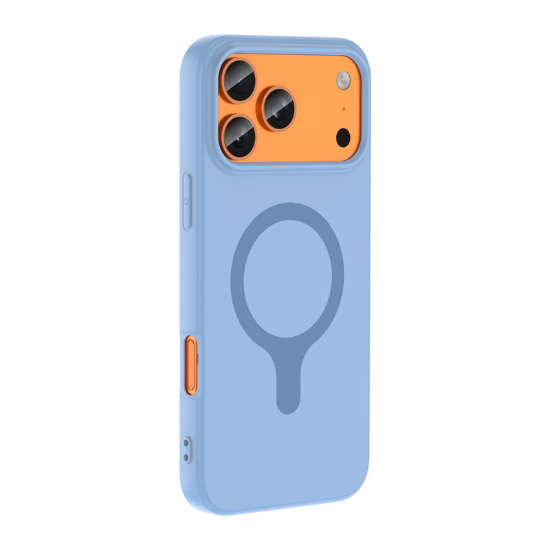 Apple iPhone 17 Pro Max Case with M-Safe Charging Feature - Zore Aris Silicone Cover - 17