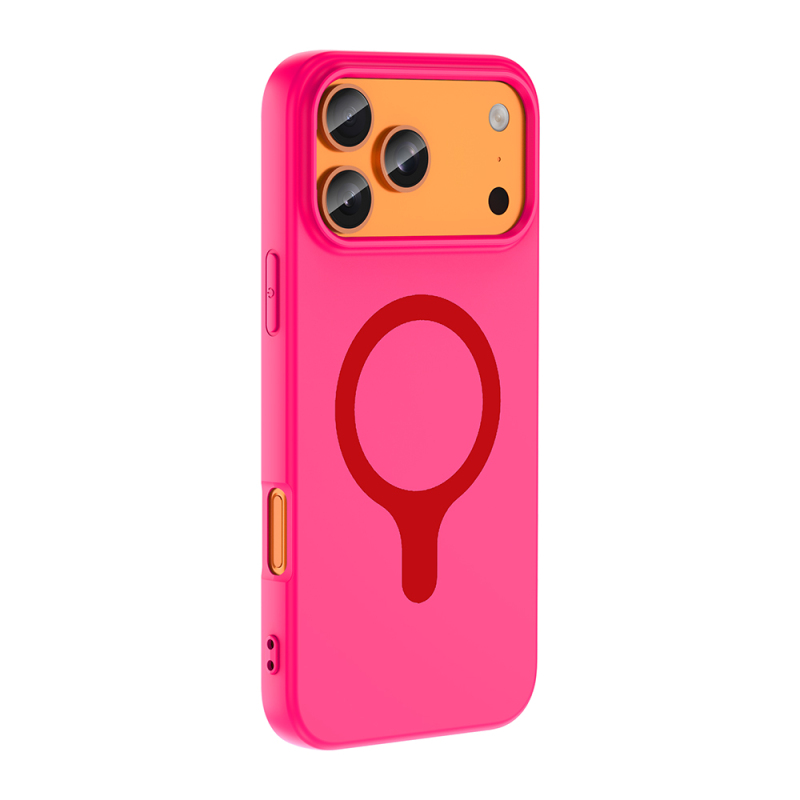 Apple iPhone 17 Pro Max Case with M-Safe Charging Feature - Zore Aris Silicone Cover - 19