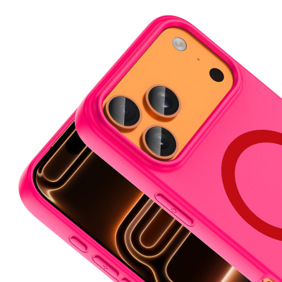 Apple iPhone 17 Pro Max Case with M-Safe Charging Feature - Zore Aris Silicone Cover - 31