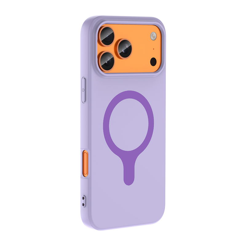 Apple iPhone 17 Pro Max Case with M-Safe Charging Feature - Zore Aris Silicone Cover - 20