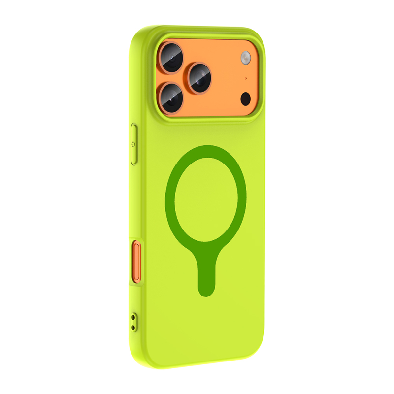 Apple iPhone 17 Pro Max Case with M-Safe Charging Feature - Zore Aris Silicone Cover - 22