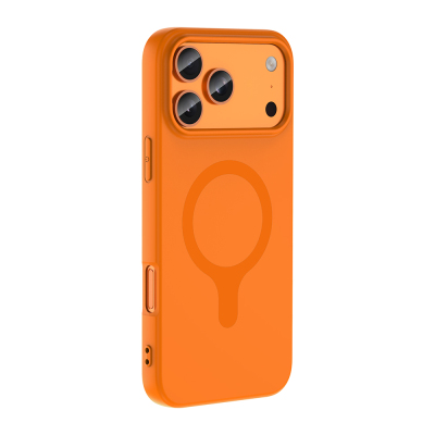 Apple iPhone 17 Pro Max Case with M-Safe Charging Feature - Zore Aris Silicone Cover - 23