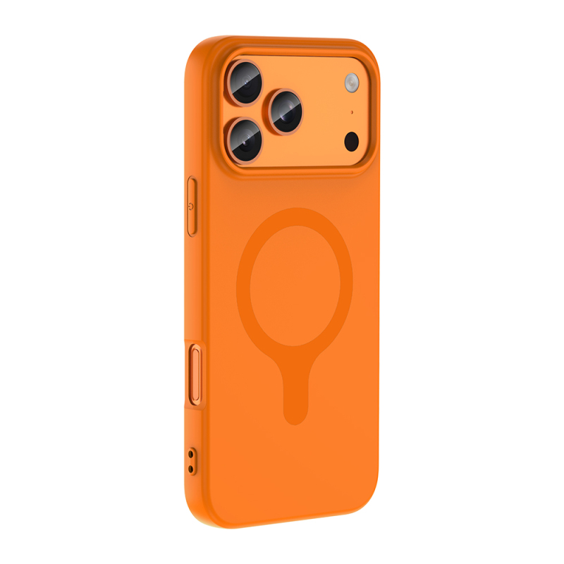 Apple iPhone 17 Pro Max Case with M-Safe Charging Feature - Zore Aris Silicone Cover - 23