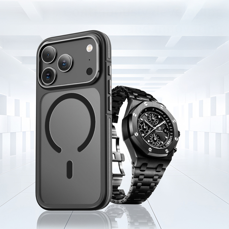 Apple iPhone 17 Pro Max Case with M-safe Charging Function Matte Look Wlons Vevo Cover - 16