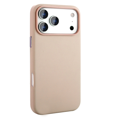 Apple iPhone 17 Pro Max Case with M-safe Charging Function PU Leather Look Zore Cup Cover - 12